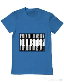 Tricou ADLER barbat Explicit bassline Albastru azuriu