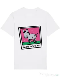 Tricou STANLEY STELLA barbat Photo of my ass Alb