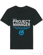 Tricou STANLEY STELLA barbat Project manager Negru