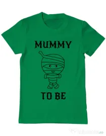 Tricou ADLER barbat Mummy to be boy Verde mediu