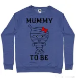 Bluza ADLER barbat Mummy to be girl Albastru melanj