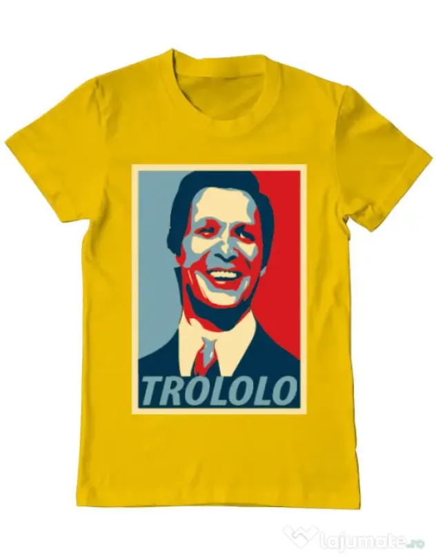 Tricou ADLER barbat Trololo Galben