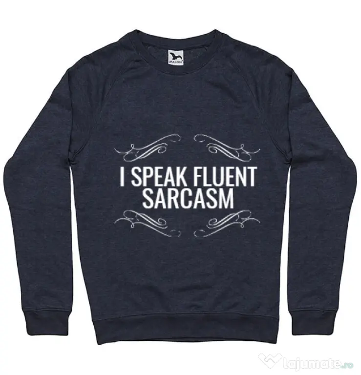 Bluza ADLER barbat Sarcasm Denim inchis