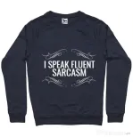 Bluza ADLER barbat Sarcasm Denim inchis