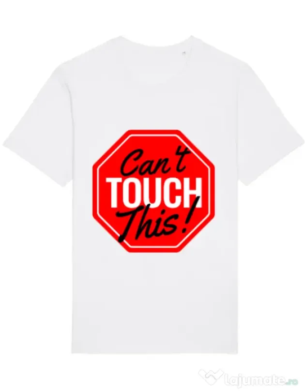 Tricou STANLEY STELLA barbat Can’t touch this Alb