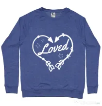 Bluza ADLER barbat Loved Albastru melanj