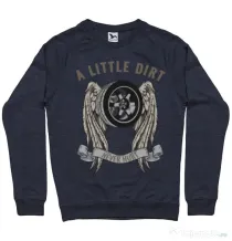 Bluza ADLER barbat A little dirt Denim inchis