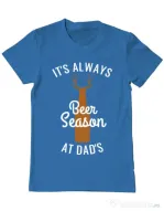 Tricou ADLER barbat Beer season Albastru azuriu