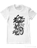 Tricou ADLER barbat Lowrider Alb