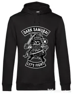 Hoodie barbat cu gluga Dark samurai Negru