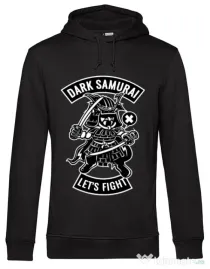 Hoodie barbat cu gluga Dark samurai Negru