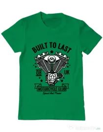 Tricou ADLER barbat Built to last Verde mediu