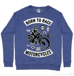 Bluza ADLER barbat Born to race Albastru melanj