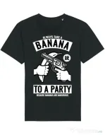 Tricou STANLEY STELLA barbat Banana Party Negru