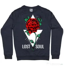 Bluza ADLER barbat Lost soul Denim inchis