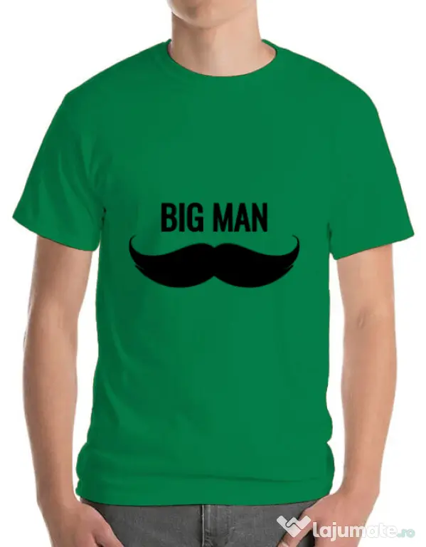 Tricou ADLER barbat Big man Verde mediu