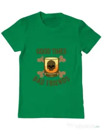Tricou ADLER barbat Good times Verde mediu