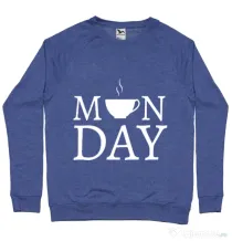 Bluza ADLER barbat Monday coffee Albastru melanj