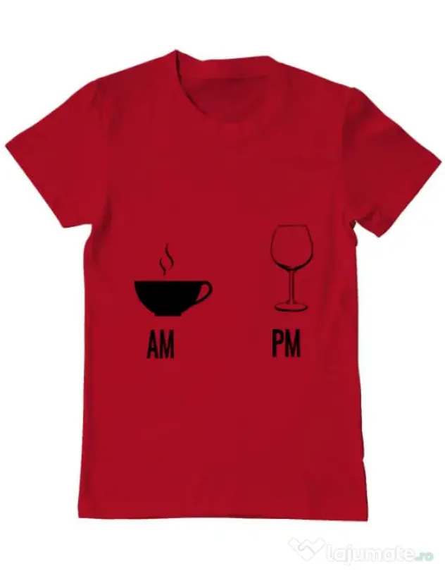 Tricou ADLER barbat My days Rosu