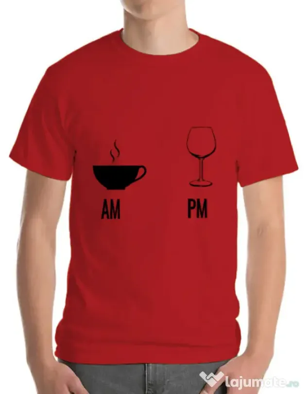Tricou ADLER barbat My days Rosu