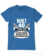 Tricou ADLER barbat Original parts Albastru azuriu
