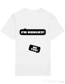 Tricou STANLEY STELLA barbat Hungry Mommy Alb
