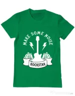 Tricou ADLER barbat Make some noise Verde mediu