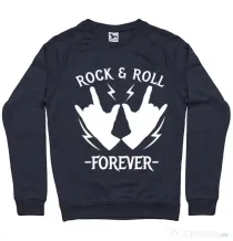 Bluza ADLER barbat Rock and roll Denim inchis