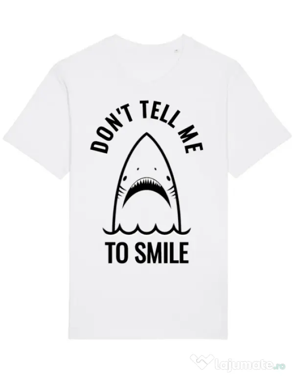 Tricou STANLEY STELLA barbat Sad shark Alb