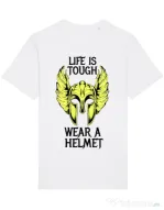 Tricou STANLEY STELLA barbat Life is tough Alb