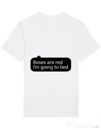 Tricou STANLEY STELLA barbat Roses are red Alb