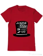 Tricou ADLER barbat Stay on top Rosu