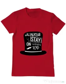 Tricou ADLER barbat Stay on top Rosu