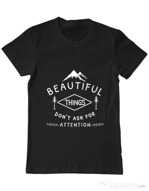 Tricou ADLER barbat Beautiful things Negru