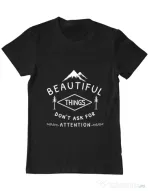 Tricou ADLER barbat Beautiful things Negru
