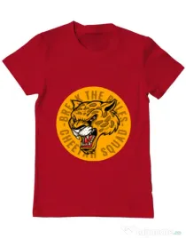 Tricou ADLER barbat Break the rules Rosu
