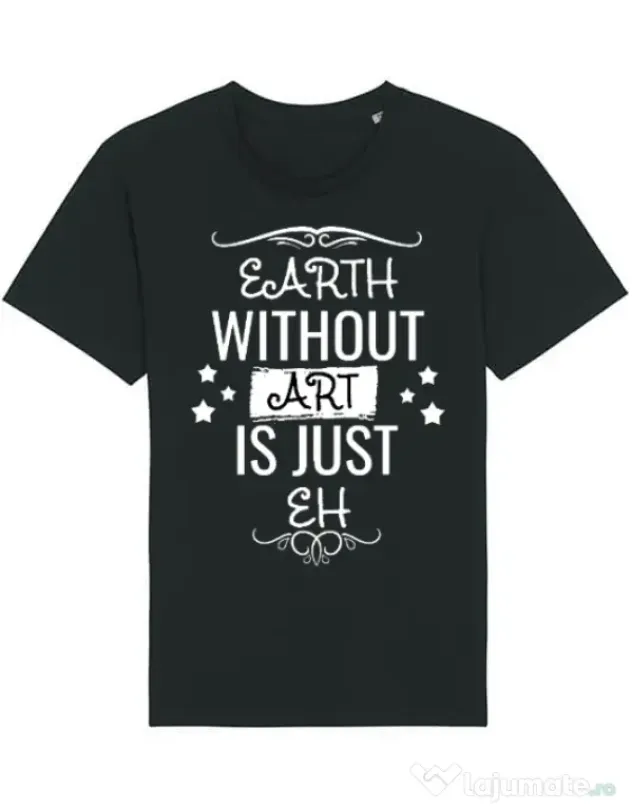 Tricou STANLEY STELLA barbat Earth without art Negru