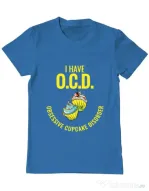 Tricou ADLER barbat Obsessive cupcake disorder Albastru azuriu