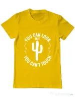 Tricou ADLER barbat You can’t touch Galben