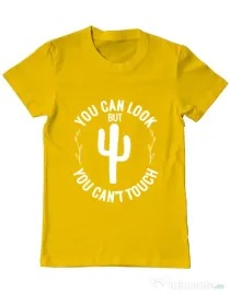 Tricou ADLER barbat You can’t touch Galben