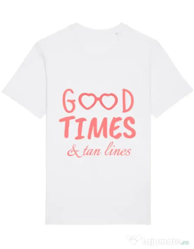 Tricou STANLEY STELLA barbat Tan lines Alb
