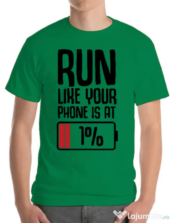 Tricou ADLER barbat Run Verde mediu