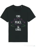 Tricou STANLEY STELLA barbat Find peace Negru