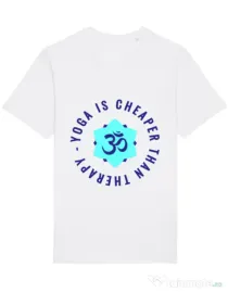 Tricou STANLEY STELLA barbat Yoga is cheaper Alb