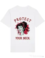 Tricou STANLEY STELLA barbat Protect your neck Alb