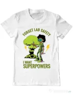Tricou ADLER barbat I want superpowers Alb
