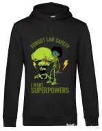 Hoodie barbat cu gluga I want superpowers Negru