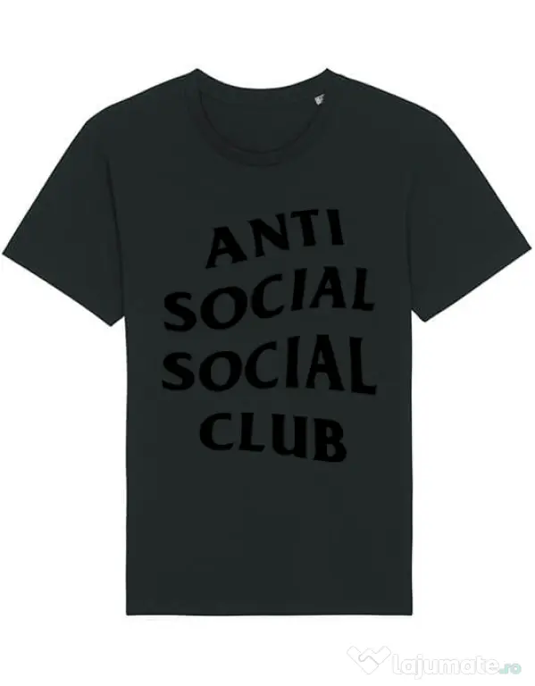 Tricou STANLEY STELLA barbat Anti social Club Negru