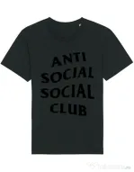 Tricou STANLEY STELLA barbat Anti social Club Negru