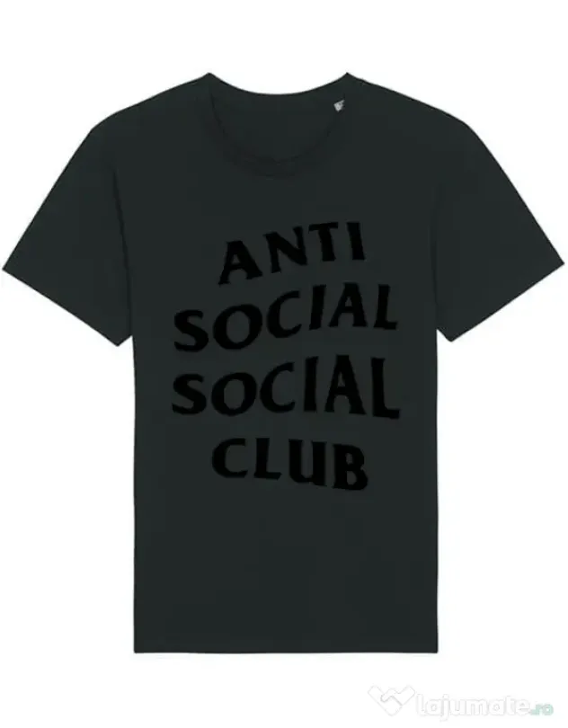 Tricou STANLEY STELLA barbat Anti social Club Negru